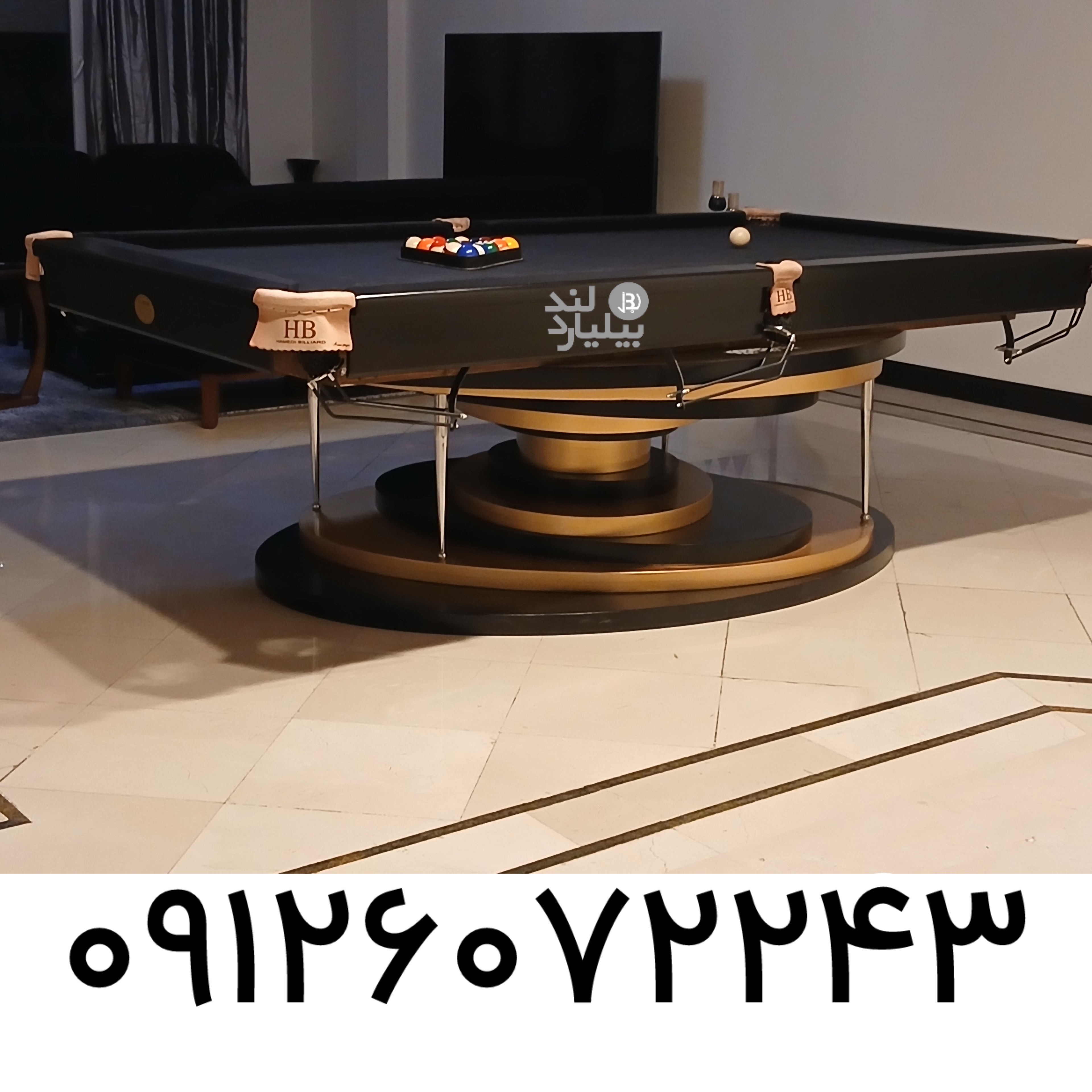 میز بیلیارد لاکچری GOLD